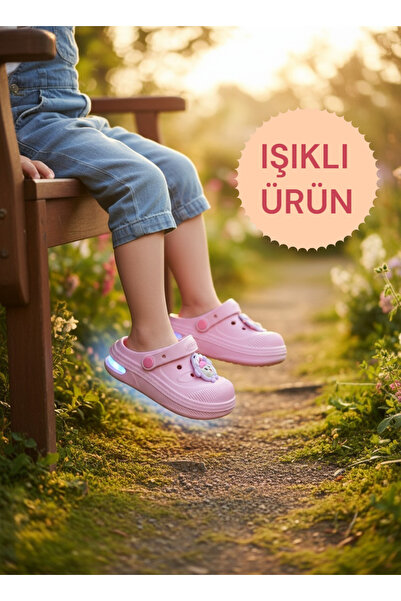 nazenintasarımlar Lighted Soles Children's Very Light Comfortable Eva Boxed D...