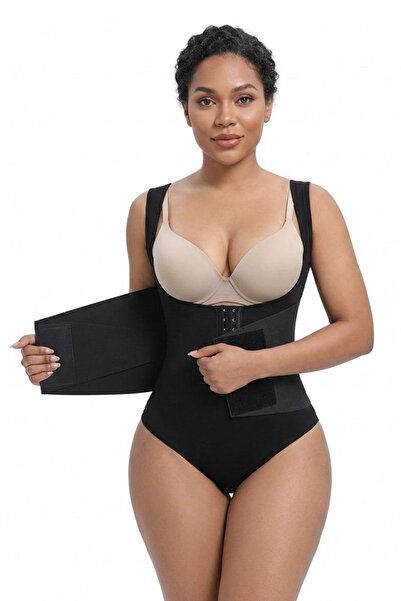 F&W FİT WOMEN Corset cu clepsidră, care slăbește și strânge, care creează for...