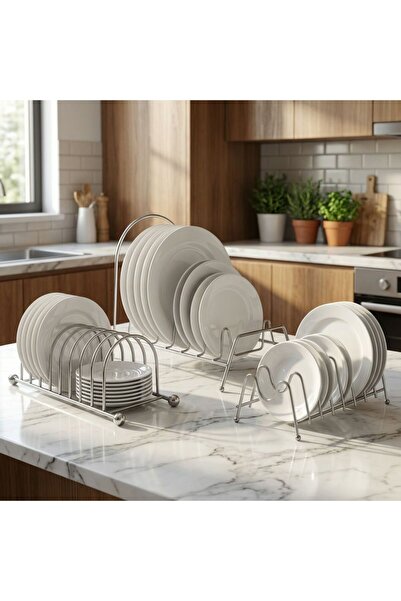 Wirewel 3 رفوف منظم داخل الخزانة | حامل أواني طهي معدني