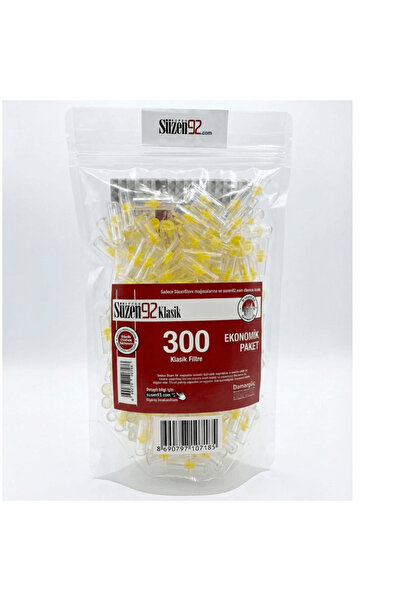 Süzen Filtru de țigară Suzen92 Classic – Reutilizabil, 7,9 mm – 300 bucăți
