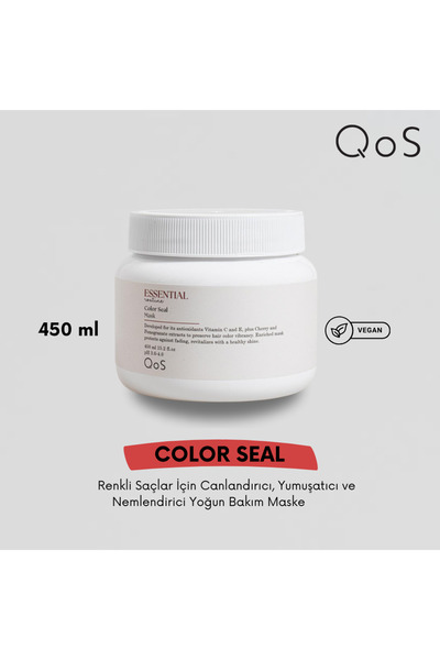 QOS Essential Routine Color Seal Boyalı Saçlar İçin Maske 450ML