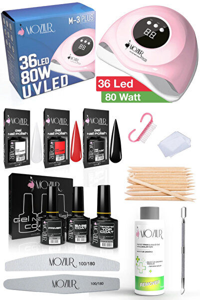 MOZIUR Kalıcı Oje Seti ( 3 ADET 10ML KALICI OJE )