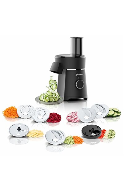 STARCREST Ηλεκτρικός τρίφτης SEG-200BK, 200 W, 7 λειτουργίες κοπής, Μαύρος