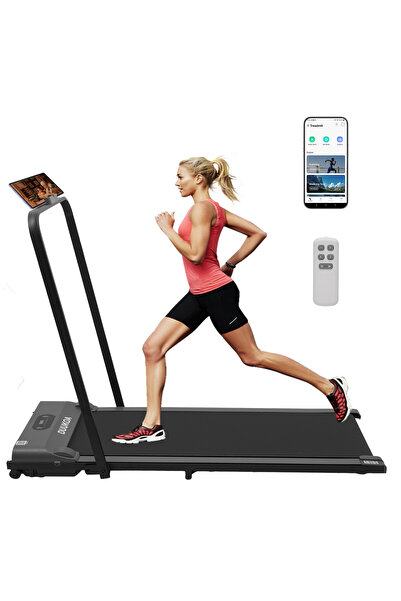 Null جهاز مشي قابل للطي، جهاز مشي محمول مزود بتطبيق، تصميم موفر للمساحة في ال...