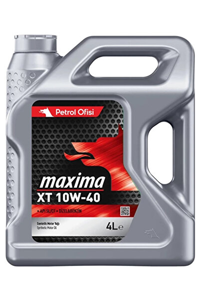 Petrol Ofisi Maxima Xt 10w-40 4litre Sentetik Motor Yağı (03/2025 ÜRETİM)