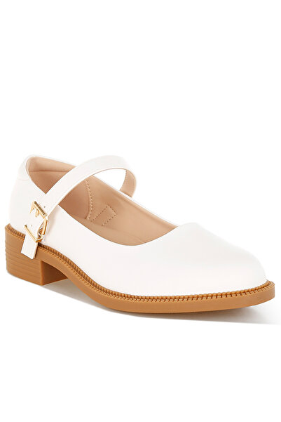 london Rag Women's Faux Leather Mary Jane Shoes In White
