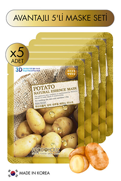 FOODAHOLIC Kuru Ciltler Için Patates Özlü Nemlendirici 3d Yaşlanma Karşıtı Ya...