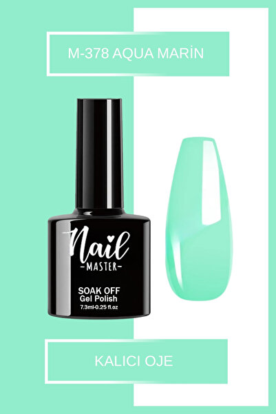 Nail Master M378 Kalıcı Oje 7,3ml Aqua Marin