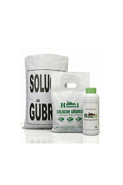 HAMASOL 10kg Katı Solucan Gübresi 1kg Sıvı Solucan Gübresi Alana 1kg Katı Güb...