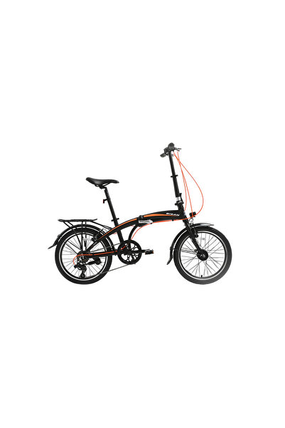 Bisan Fx 3500 Trn 20 Jant 7 Vites Katlanır Bisiklet Mat Siyah-turuncu