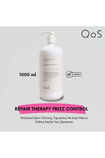 QOS Essential Routine Repair Therapy & Frizz Control Şampuan 1000 ML