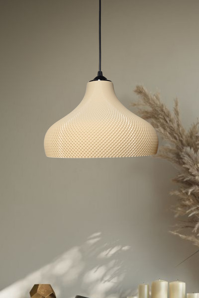 decory Leila Hasır Rattan Görünümlü Pinterest Tarzı Tasarım Tekli Sarkıt Aviz...