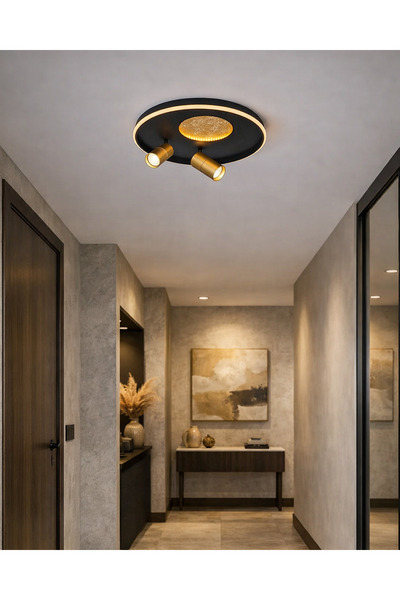 Özcan Aydınlatma 4157-8 Flush Armatür Gold