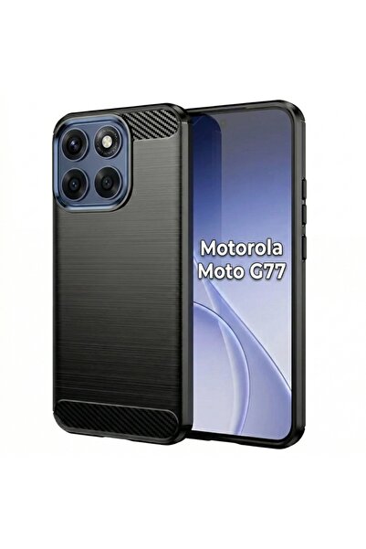 SKYDDAR INNOVATION Carcasă pentru Motorola Moto G77, silicon carbon, silicon ...