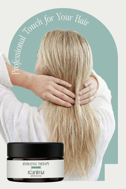 Reanima Hydrating Therapy Moisturizing Hair Mask for Damaged and Dry Hair That Provides Care and Repair