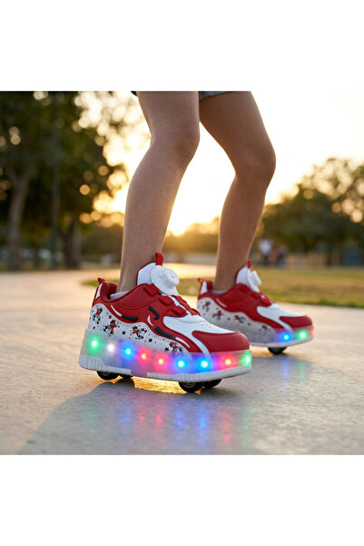 LE STYLE DE MARIE IŞIKLI KAYDIRAN MODEL-LED PATENLİ ÇOCUK AYAKKABI