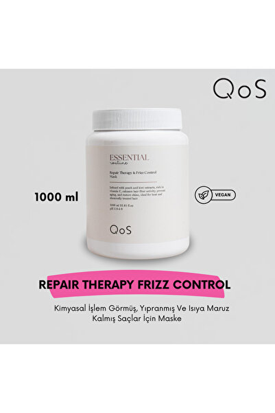 QOS Essential Routine Repair Therapy & Frizz Control Maske 1000ML