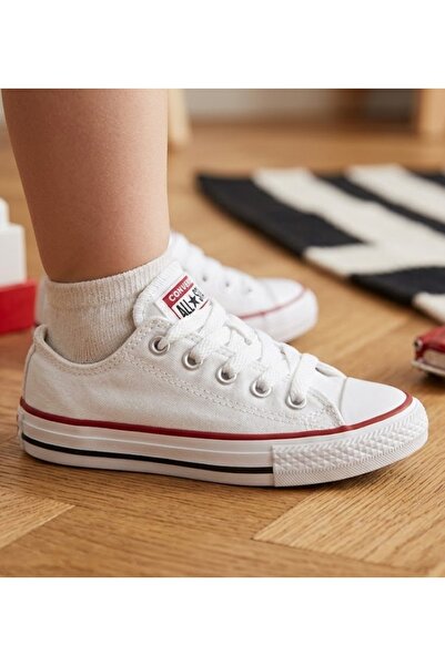 Converse Chuck Taylor All Star Classic - Ежедневни детски бели обувки 3J256C