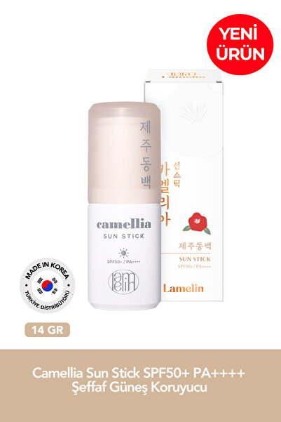 Lamelin Camellia Sun Stick Spf50+ Pa++++ Transparent Stick Sunscreen
