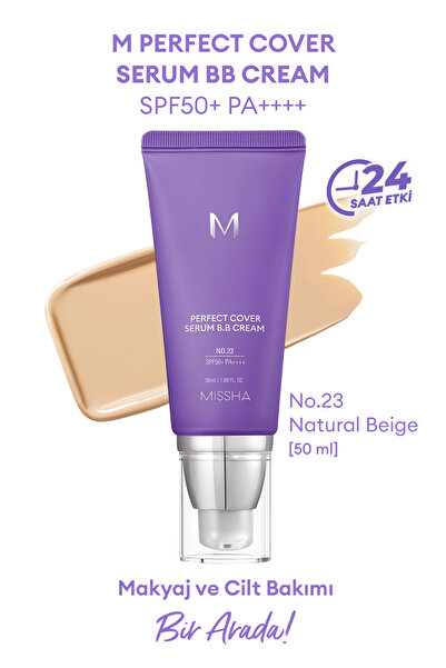 Missha Anti-Aging, Brightening m Perfect Cover Serum Bb Cream Spf50+/Pa++++ 5...