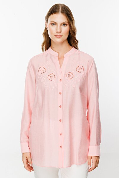 Ekol Сорочка з довгими рукавами та вишивкою