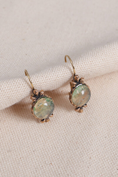 Süspüs Accessories Authentic Earrings with Rutil Quartz Stone