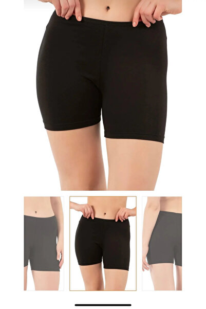 pecestore Black Daily Sea Mini Women's Shorts