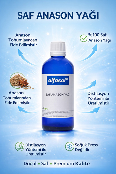 Alfasol Saf Anason Yağı 30 Gr