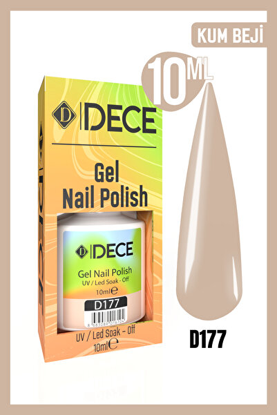 d dece Dece Kalıcı Oje UV LED D177 (NUDE SERİSİ) 10ml