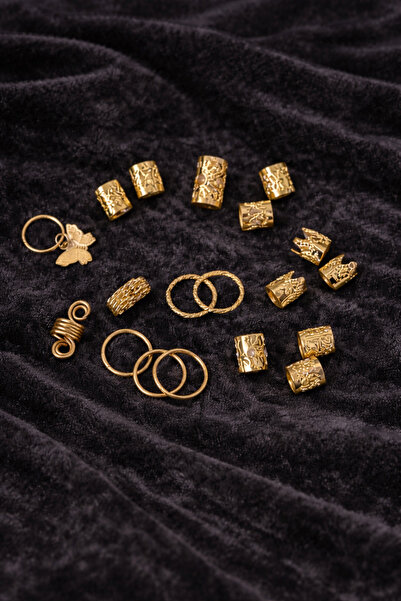 suprizegift حلق شعر بوهيمي، خاتم شعر، إكسسوارات شعر، 20 قطعة