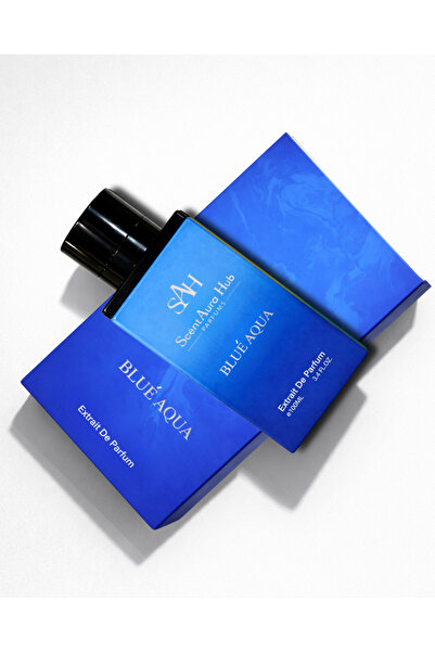 SCENTAURA HUB BLUE AQUA Woody Aromatic Men Perfume 100ml Inspired by Bleu Exc...