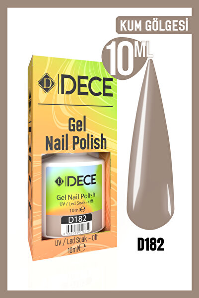 d dece Kalıcı Oje UV LED D182 (GRİ SERİSİ) 10ml