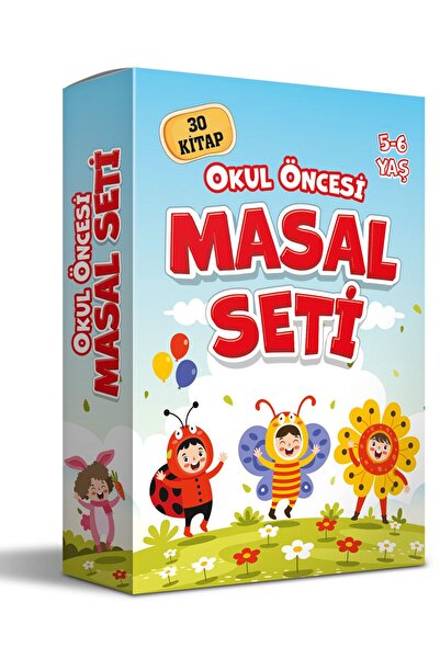 Ema Kitap Okul Öncesi Anaokulu Hikaye Seti 30 Kitap Büyük Boy /a4 Renkli,resi...