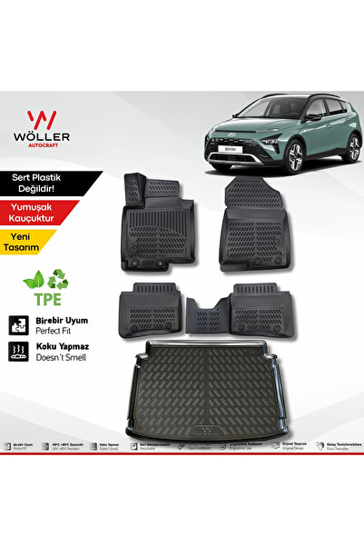 wöller Hyundai Bayon Paspas Bagaj Havuzu Set 2021 Sonrası 3d Ultraflex Set
