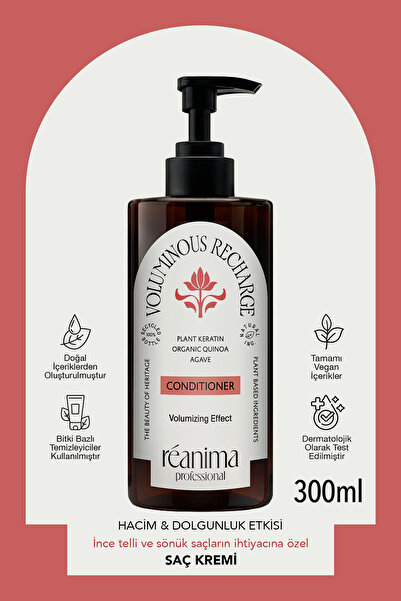 Reanima Voluminous Recharge Saçları Hacimlendiren Ve Güçlendirmeye Yardımcı D...