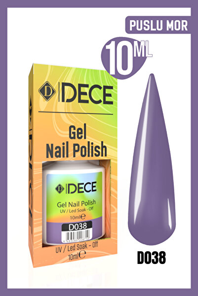 d dece Kalıcı Oje Uv Led D038 (MOR SERİSİ) 10ml