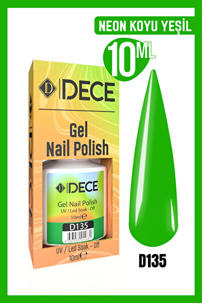 d dece Dece Kalıcı Oje UV LED D135 (NEON SERİSİ) 10ml