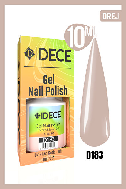 d dece Dece Kalıcı Oje UV LED D183 (NUDE SERİSİ) 10ml