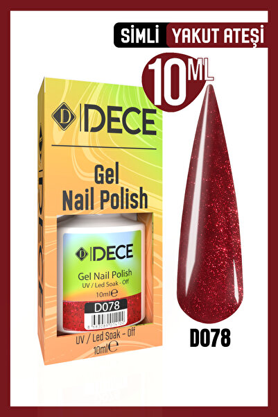 d dece Kalıcı Oje UV LED D078 (SİMLİ SERİ) 10ml