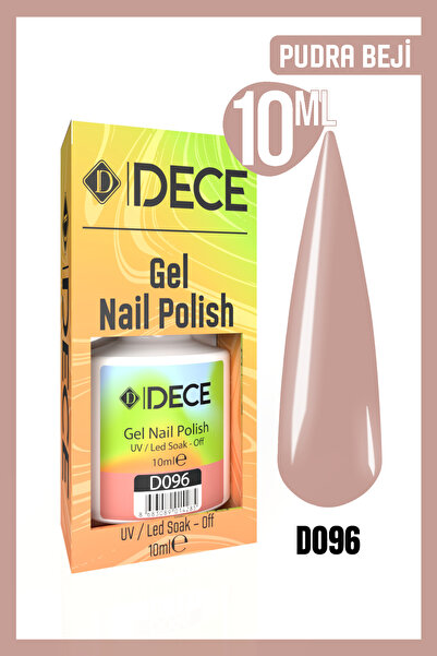 d dece Dece Kalıcı Oje UV LED D096 (NUDE SERİSİ) 10ml