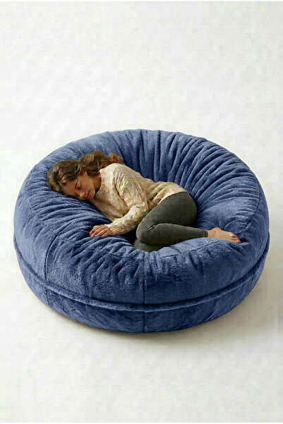 Pufero Pufio Dev Boy Rengarenk Dev Puf Özel Tasarım