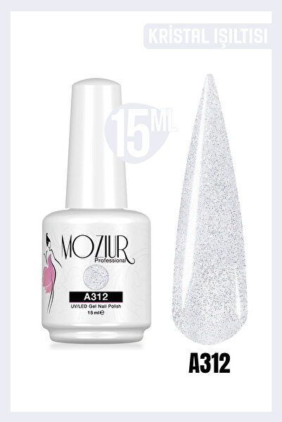 MOZIUR Kalıcı Oje UV Led A312 (SİMLİ SERİSİ) 15ml