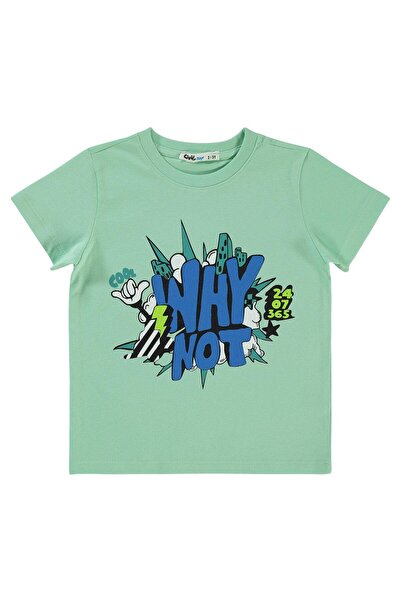 Civil Boys Zašto ne Štampano majica za decu od 2-5 godina - zelena, za decu o...