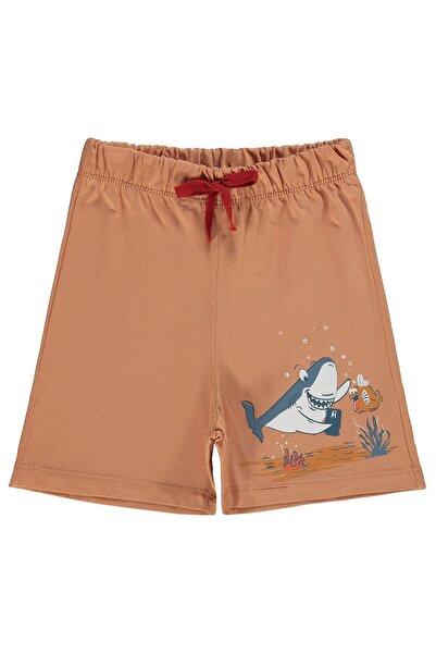 Civil Boys Šorts Shark Štampano za 2-5 godina - narandžasti 3-4 godine