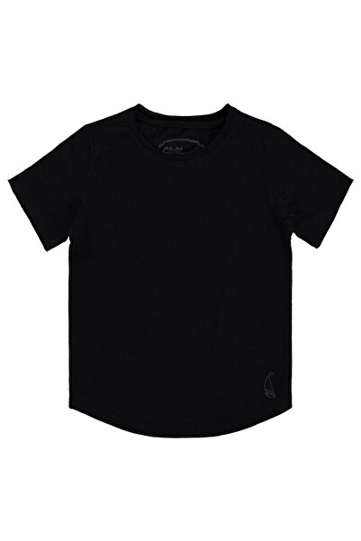 Civil Boys Μπλουζάκι Flamlı Yelkenli Με κέντημα για παιδιά 2-5 ετών - Μαύρο 3...