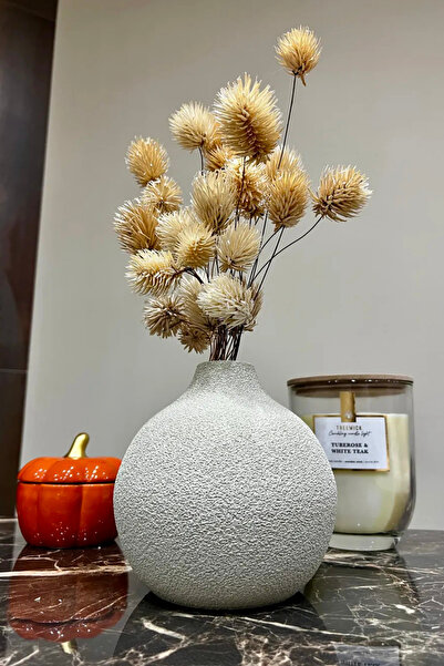 decory Tytis İskandinav Tarzı Modern Tasarım Vazo, Beton Görünümlü Dekoratif ...