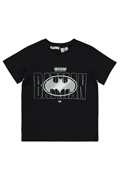 Batman Boy's T-Shirt 6-9 Years Black