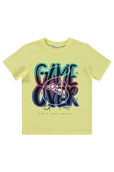Civil Boys Game Over Štampano Majica za decu 6-9 godina - Žuta 9-10 godina