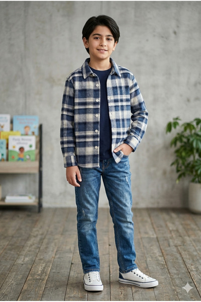 ADA YILDIZ KİDS Dječačka šumarska košulja 8/12 godina