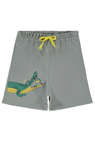 Civil Boys Krokodil Štampano kratke hlače za 2-5 godina - sive 2-3 godine